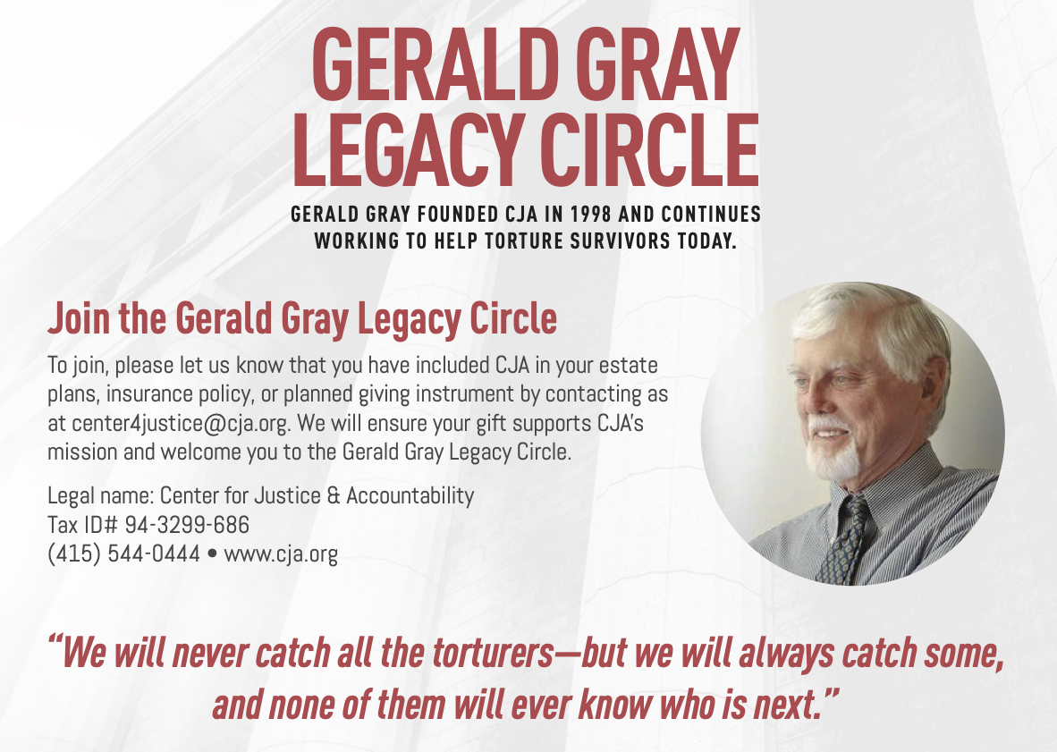 Join the Gerald Gray Legacy Circle